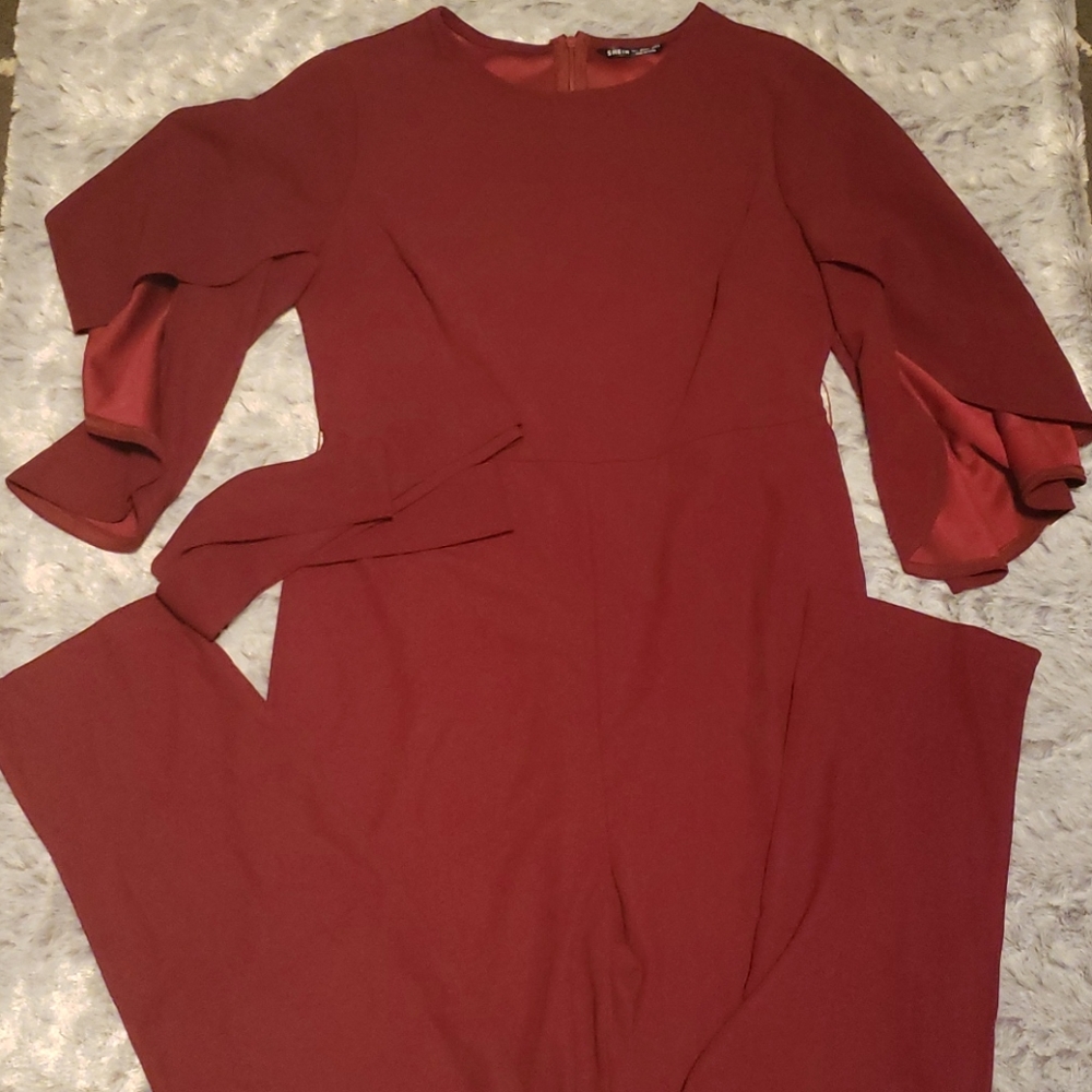 Burgundy Jumpsuit